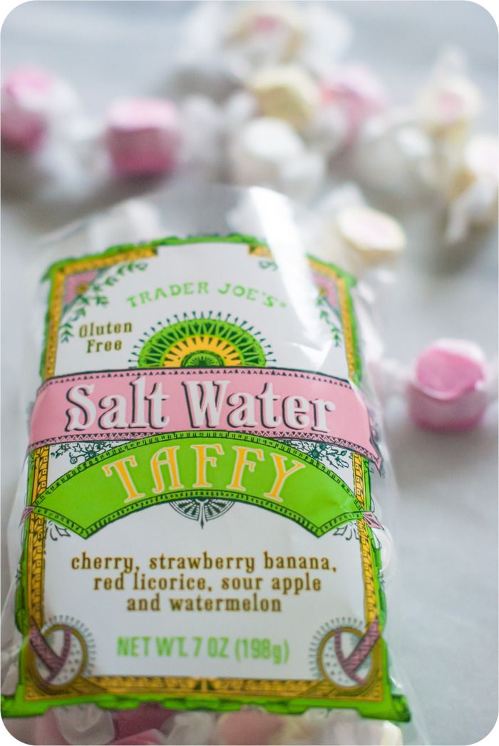 Sweet on Trader Joe's Saturday Salt Water Taffy Bake at 350°